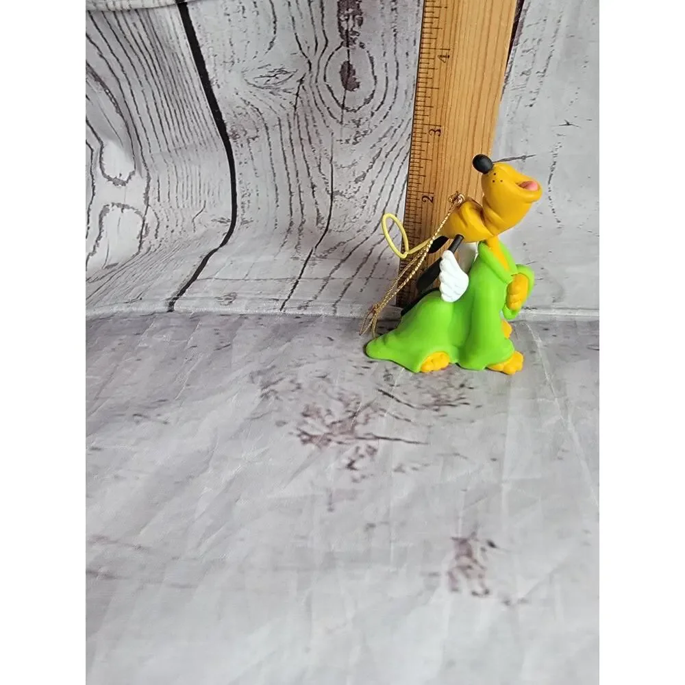 Vintage Christmas Disney Angel Pluto Singing Holiday Tree Ornament